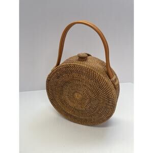 Amerii Round rattan top-Retro-Style handbag